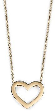 18 Kt. Yellow Gold Tiny Treasure Heart Necklace, 18