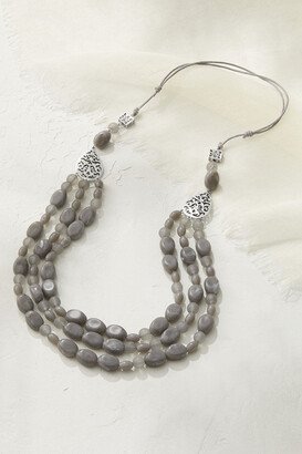 Women's Simple Pleasures Necklace - Shell Grey