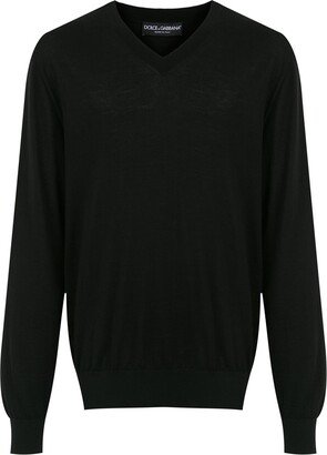 Cashmere V-Neck Sweater-AZ