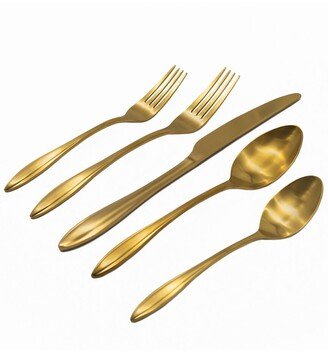 18/10 Rara Matte Gold 20Pc Flatware Set