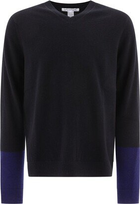 V-Neck Knitted Jumper-BA