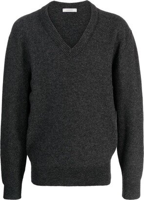 V-neck wool jumper-AP