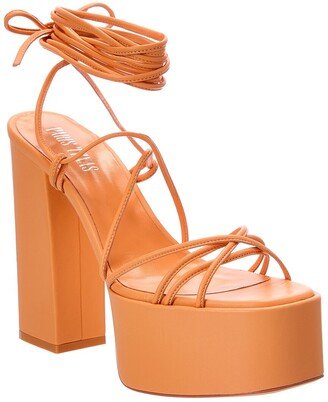 Malena Leather Platform Sandal