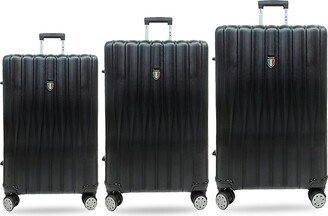 TUCCI Italy Baratro 3-Piece Hardshell Luggage Set