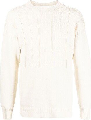 Panelled Knit Jumper