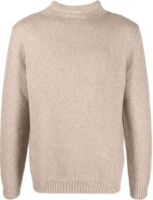 Rolled Mock-Neck Cashmere Jumper