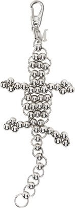 Marland Backus Silver Gecko Keychain