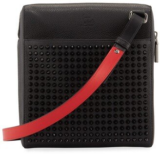 Men's Benech Studded Crossbody Briefcase