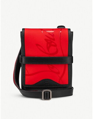 Loubi/black Benech Reporter Leather Cross-body bag