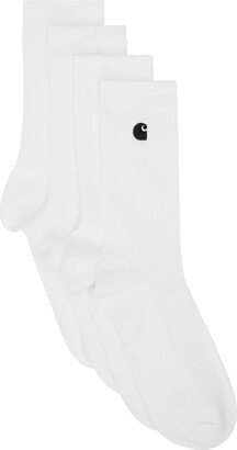 Two-Pack White Madison Socks