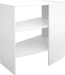 ClosetMaid 2-Shelf Corner Base Shelving Unit