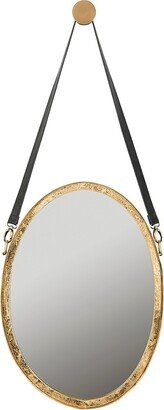 Pembroke Strap Oval Frame Mirror