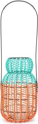 Two-Tone Woven Vase