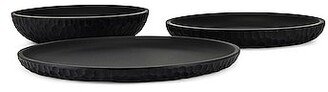 Touch Bowl Set of 3 in Black