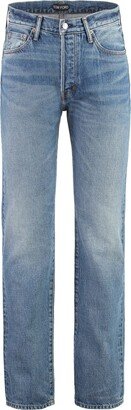 5-pocket Straight-leg Jeans-AG