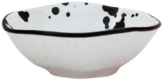 RYO 6 Large Dinner 20.29 oz Soup Bowls - Black and White