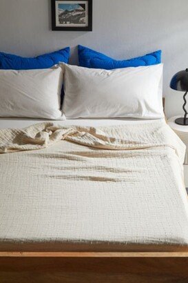 UO Home Cozy Slub Bed Blanket