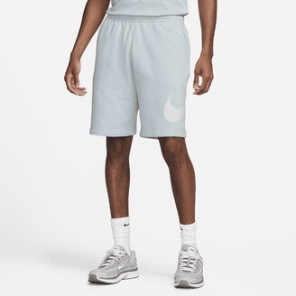 Men's Sportswear Club Graphic Shorts in Grey-AA