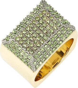 Rio Pavé Peridot Cocktail Ring