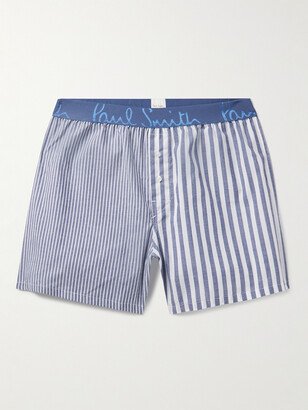 Striped Poplin Boxer Shorts