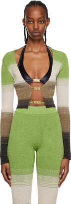 Green Degradé Cardigan