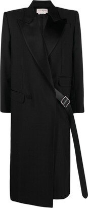 Belted Double-Breasted Coat-AG