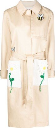 x Javier Calleja belted trench coat