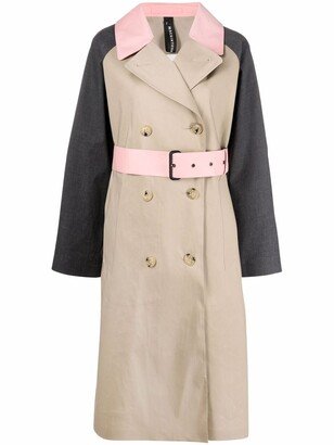 AVA double-breasted trench coat