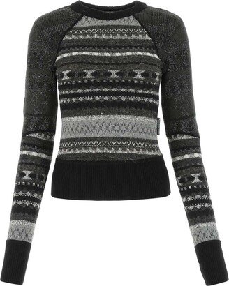 Jersey Hybrid Crewneck Sweater-AA