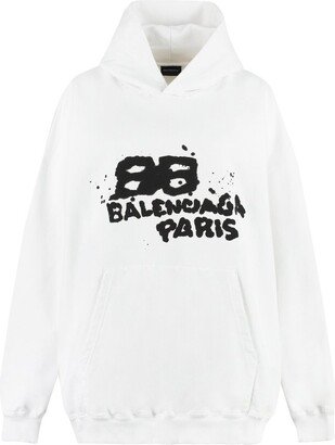 Graphic Logo Printed Hoodie-AA