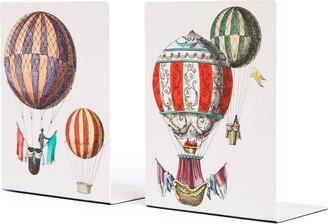 Palloni hand-painted bookend set