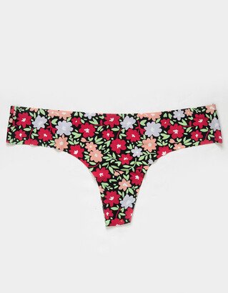 Floral Lasercut Thong