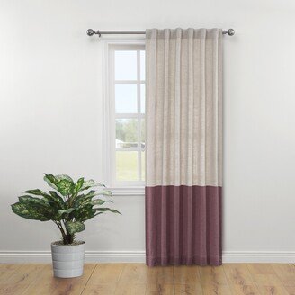 Neféli Tarkenton Light Filtering Back Tab Curtain Panel, 84 and 96 inch