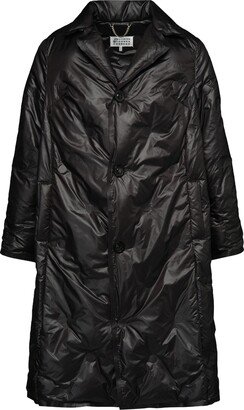 Padded Nylon Trenchcoat