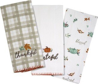 Grateful Patch Kitchen Towel 3 Pack