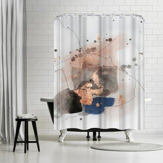 71 x 74 Shower Curtain, Divide 5 by Christine Olmstead