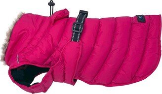 Doggie Design Alpine Extreme Weather Puffer Coat - Pink Peacock(4X-Large)