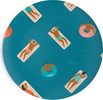 Salad Plates: Summertime Salad Plate, Blue