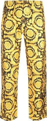 Pajama Pants With Baroque Pattern