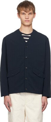 Navy Tailored Cardigan