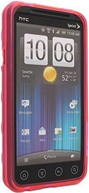 Sprint Dura-Gel Honeycomb Case for HTC EVO 3D - Pink