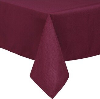 55x71 Rectangle Polyester Stain Resistant Solid Tablecloths Burgundy - PiccoCasa