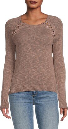 Renee C. Raglan Sleeve Sweater Top