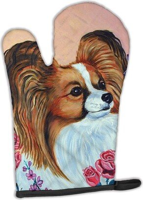 Papillon Rose Oven Mitt