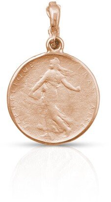 18k Rose Gold Goddess Coin Classic Enhancer