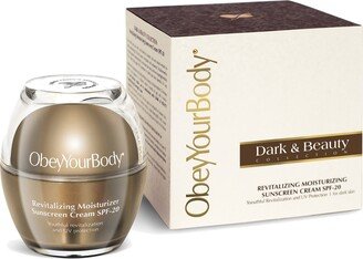 Obey Your Body Replenishing Daily Moisturizing Sunscreen Cream - For Dark Skin - 1.7Oz/50ml