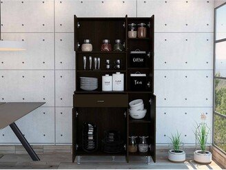 Milano White Pantry Cabinet