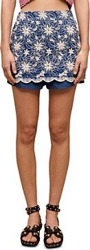 Ipemo Floral Embroidered Skort