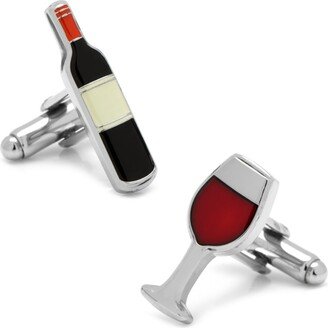 Wine and Bottle Cufflinks