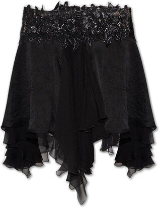 Lace Mini Skirt-AA